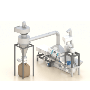 Alternative view of Spelt Huller & Separator