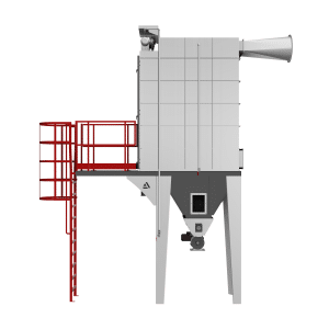 Alternative view of Reverse Pulse Jet Air Filter